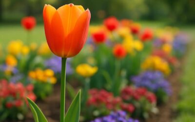 Tulipan: farverig forårsblomst i haven