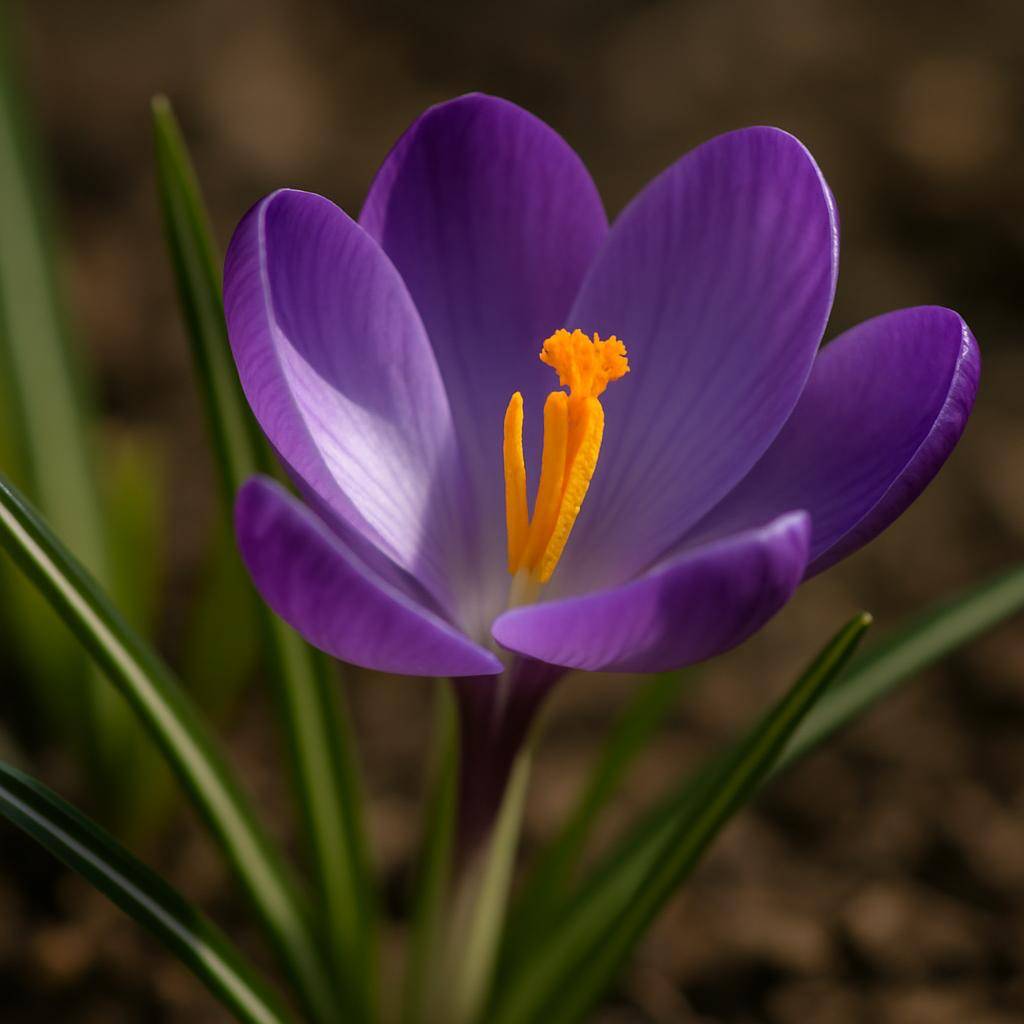 Krokus blomster i forårs-have Krokus blomster i forårs-have