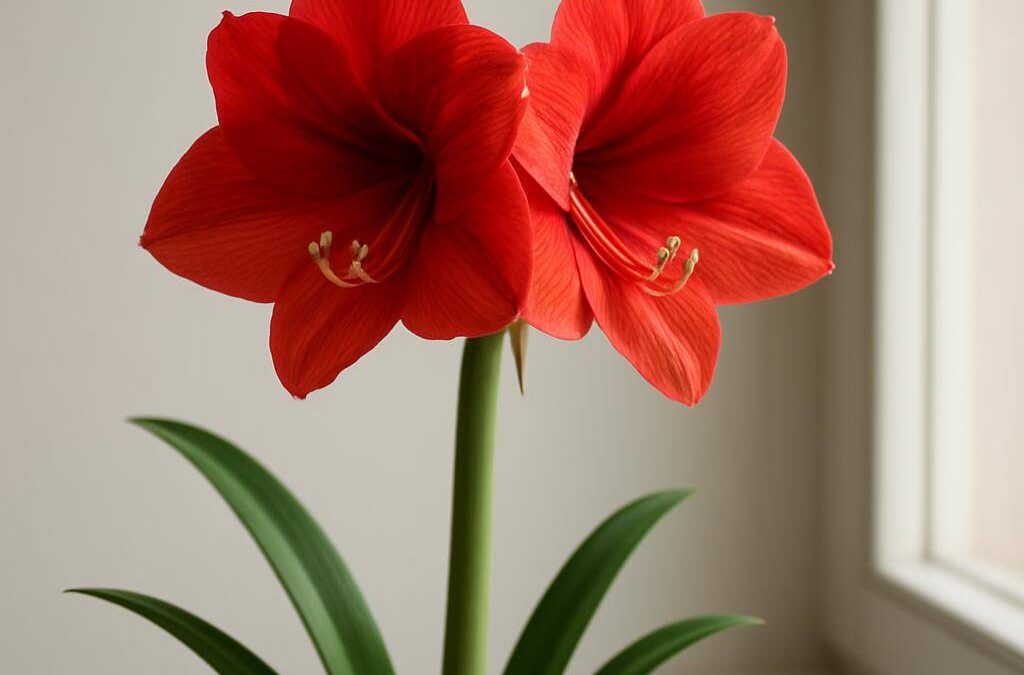 Amaryllis: Pleje, blomstring og tips til indendørs dyrkning
