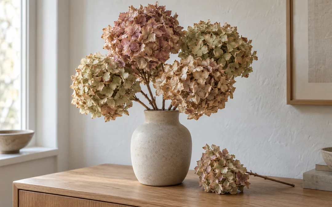 Tørring af hortensia: sådan bevarer du blomsterne